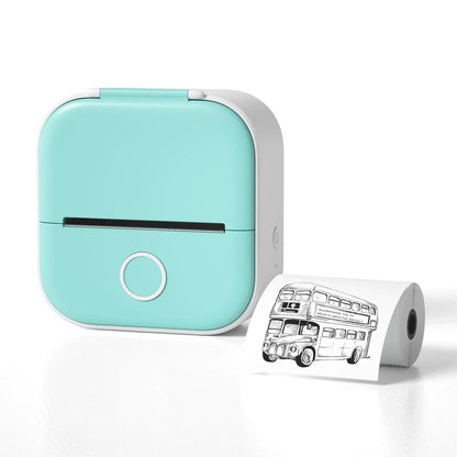 "Upgraded Mini Pocket Printer – Fast, Portable, Wireless Bluetooth Thermal Photo Printer"