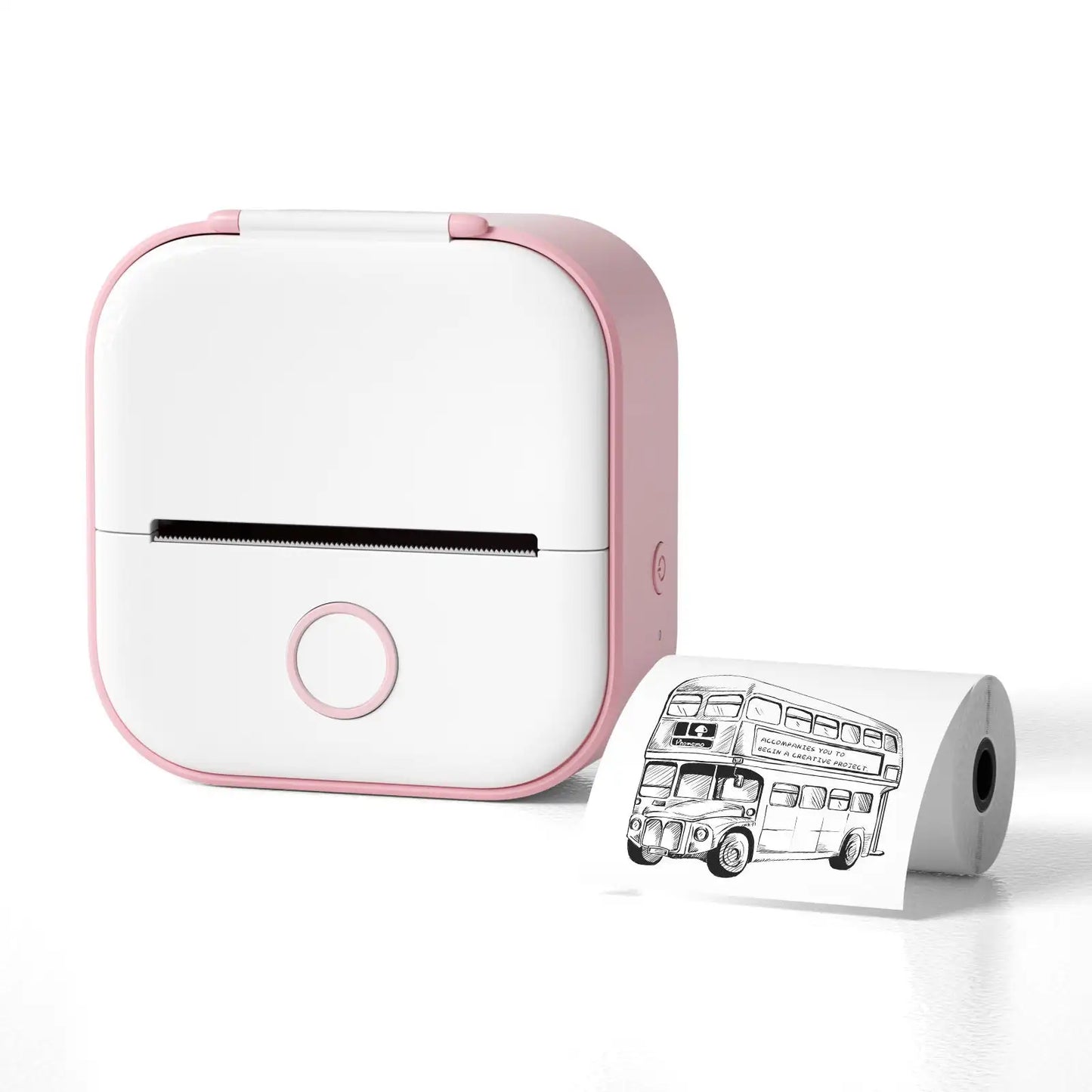 "Upgraded Mini Pocket Printer – Fast, Portable, Wireless Bluetooth Thermal Photo Printer"